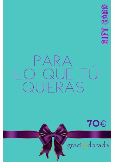 CARTA REGALO ELETTRONICA 70€