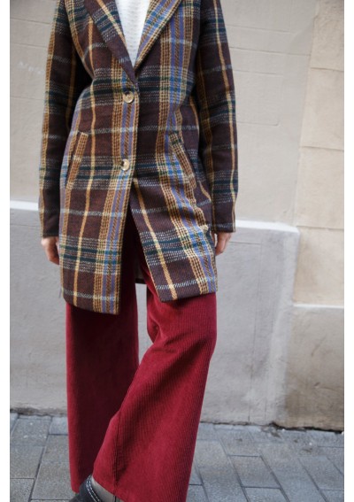 M VINTAGE TARTAN COAT