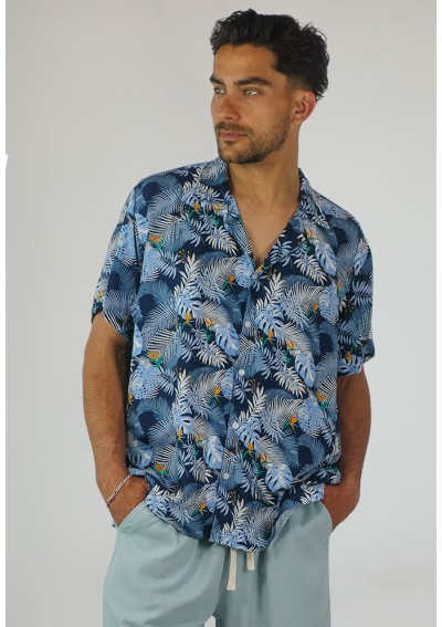 H CAMISA BALI PW AZUL