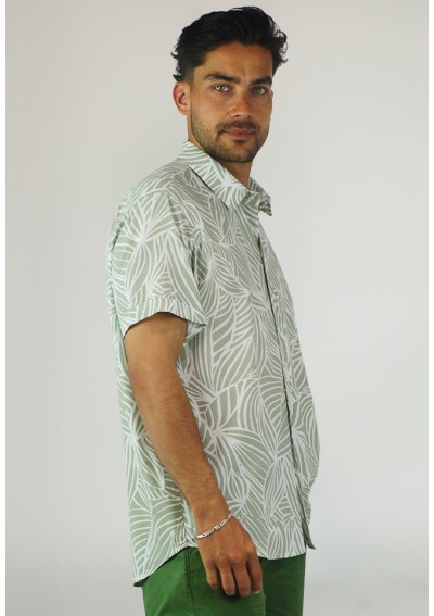 H CAMISA HOJAS LINEAL PW