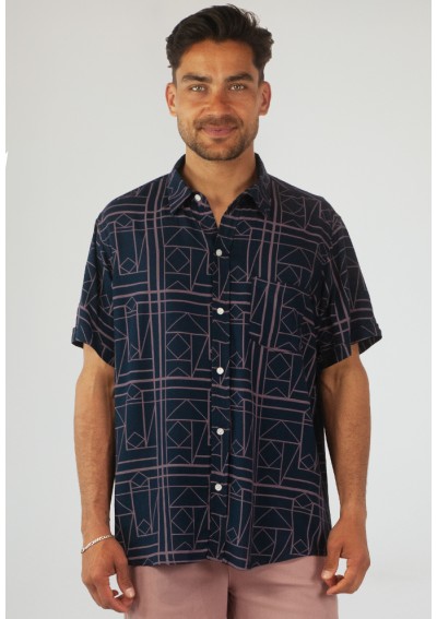 H CAMISA GEOMETRICS PW