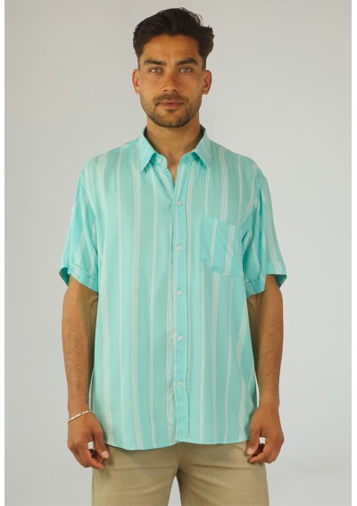 H CAMISA VERTICAL PW AQUA