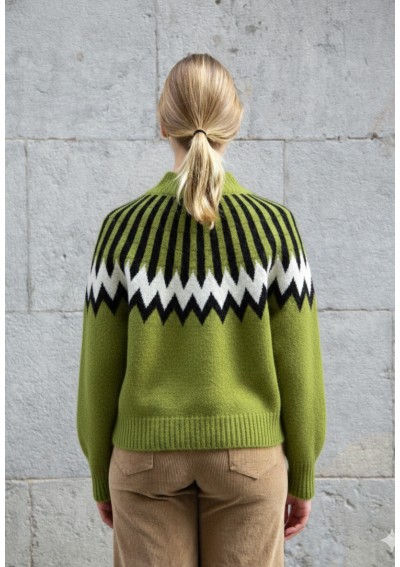 M MAGLIA ZIG-ZAG (L)