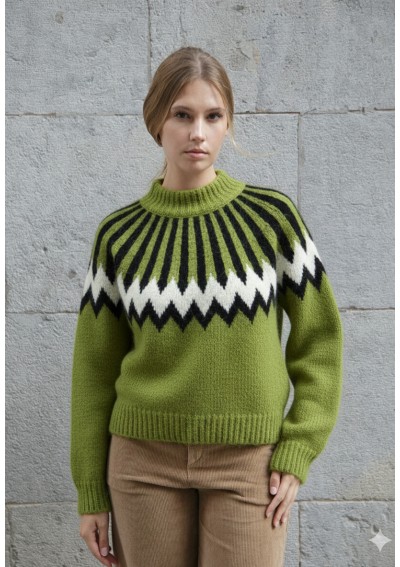 M MAGLIA ZIG-ZAG (L)