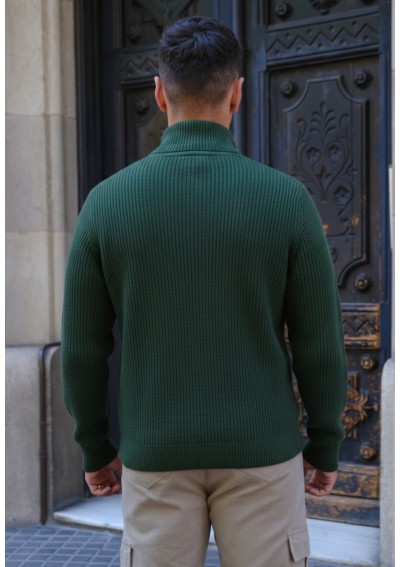 H JERSEY ZIP PETROLIO (L)